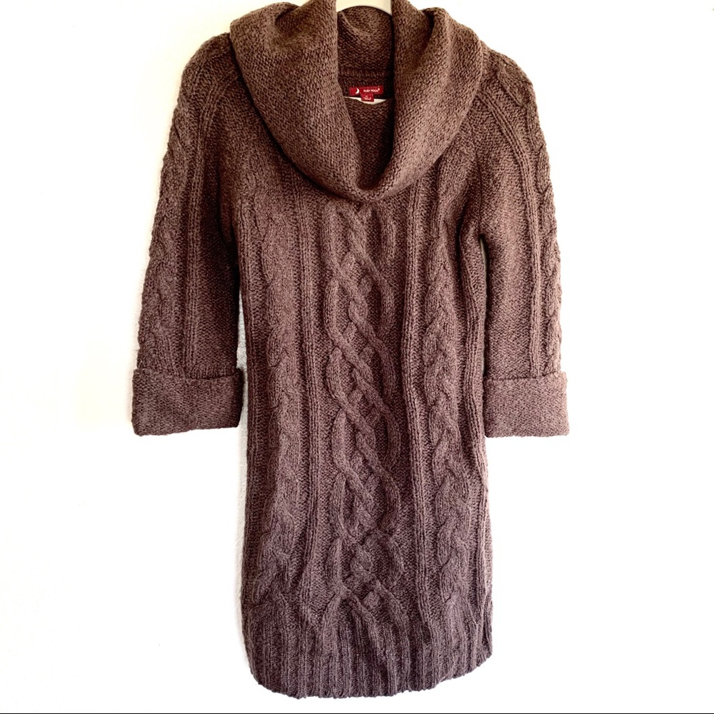 Ruby Moon Anthropologie Cowl Neck Sweater Dress